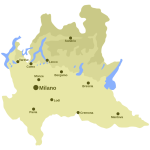Ломбардия Карта