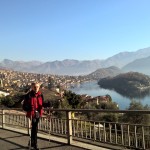 Passagem aérea Lago de Como