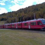 Red train of Bernina