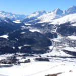 View on Engadine valley