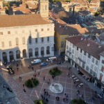 Bergamo Piazza Vecchia view from Campanone