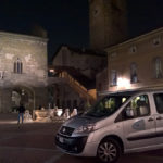 Bergamo Piazza Vecchia at night