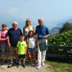 Lake Como view from mountain