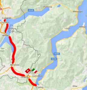 Lugano tour guidato privato mappa
