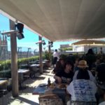 Milan lunch on terrace